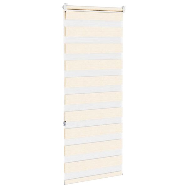 vidaXL Zebra rolgordijn 65x150 cm stofbreedte 60,9 cm marmerbeige