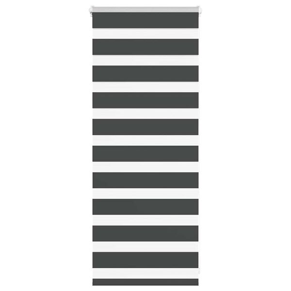 vidaXL Zebra rolgordijn 60x100 cm stofbreedte zwart 55,9 cm