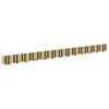 vidaXL Vervangende markies volant Groen en Geel 330 x 20 cm Polyester