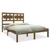 vidaXL Bedframe massief hout honingbruin 140x190 cm
