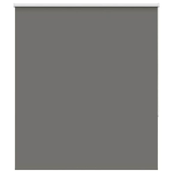 vidaXL Rolgordijn verduisterend 140x130 cm stofbreedte 136,6 cm grijs