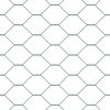 vidaXL Afrasteringspaal Groen 10 x 0,4 m (50 mm mesh) Staal en PVC