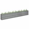 vidaXL Gabion plantenbak verhoogd 360x30x60 cm gegalvaniseerd staal