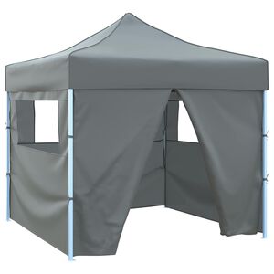 vidaXL Partytent Antraciet 291 x 291 x 315 cm Oxford Stof