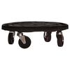 vidaXL Plantentrolley met wielen 275 kg diameter 40 cm zwart