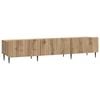 vidaXL TV-kast Artisanaal eiken 147 x 34,5 x 32 cm Bewerkt hout