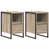 vidaXL Nachtkastje 2 st Sonoma Eiken 39,5 x 30 x 50 cm Bewerkt hout