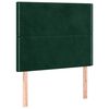 vidaXL Bedframe zonder matras 90x200 cm fluweel donkergroen