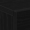 vidaXL Wandkastje met lade Zwart Eiken 35 x 35 x 20 cm Bewerkt hout