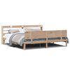 vidaXL Bedframe met hoofdbord massief grenenhout 200x200 cm