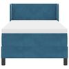 vidaXL Boxspringbed met matras Donkerblauw 200 x 100 cm Polyester