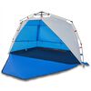 vidaXL Strandtent 3-persoons waterdicht snelontgrendeling azuurblauw