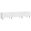 vidaXL TV-kast met lade Hoogglans Wit 147 x 34,5 x 32 cm Bewerkt hout