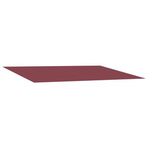 vidaXL Vervangingsdoek voor zonnescherm Bordeaux Rood 400 &times; 300 cm