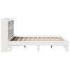 vidaXL Bedframe zonder matras massief grenenhout wit 140x200 cm