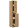 vidaXL Apothekerskast 30x41x174,5 cm bewerkt hout artisanaal eiken