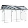 vidaXL Vogelkooi Antraciet 227 x 112 x 141 cm