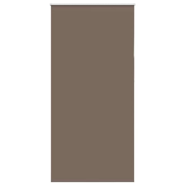 vidaXL Rolgordijn verduisterend koffie 100x230 cm stofbreedte 95,7 cm