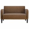 vidaXL Loveseat bank 110 cm kunstleer bruin