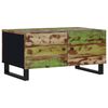 vidaXL Salontafel 80x50x40 cm massief gerecycled hout en bewerkt hout