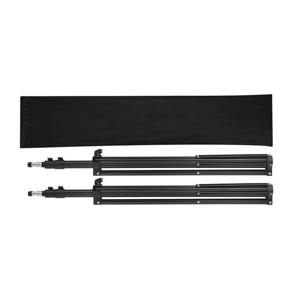 vidaXL Lampstatief 78-210 cm 2 st