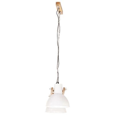 vidaXL Hanglamp industrieel 25 W E27 109 cm wit
