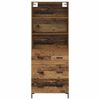 vidaXL Hoge kast met lade Oudhout 69,5 x 34 x 180 cm Bewerkt hout