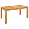 vidaXL Eettafel 150 x 85 x 75 cm Massief Eikenhout Naturel Rechthoekig