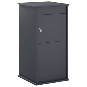 vidaXL Brievenbus Antraciet 50 x 52 x 100 cm Staal