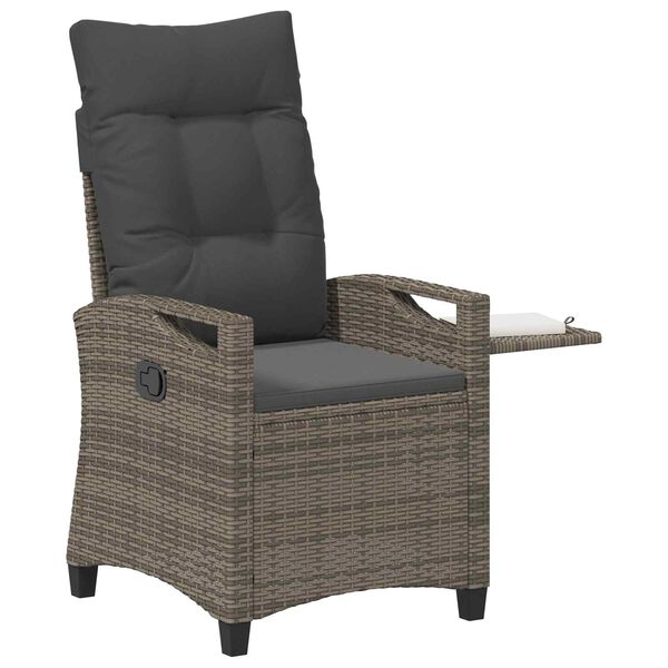vidaXL Recliner Tuinstoelen 56 x 60 x 112 cm staal