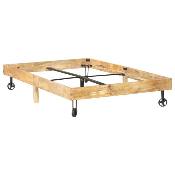 vidaXL Bedframe massief mangohout 120x200 cm