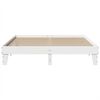 vidaXL Bedframe zonder matras massief grenenhout wit 180x200 cm