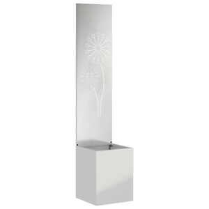 vidaXL Tuin Privacy Screen Zilver 32 x 150 cm Gegalvaniseerd staal