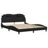 vidaXL Bedframe "Viana" zonder matras kunstleer zwart 160x200 cm