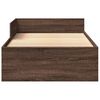 vidaXL Bedframe zonder matras bewerkt hout bruin eikenkleur 90x190 cm