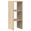 vidaXL Boekenkast stapelbaar 30x30x80 cm bewerkt hout sonoma eiken