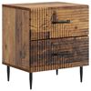 vidaXL Nachtkastje Oud hout 43 x 34,5 x 47,5 cm Bewerkt hout