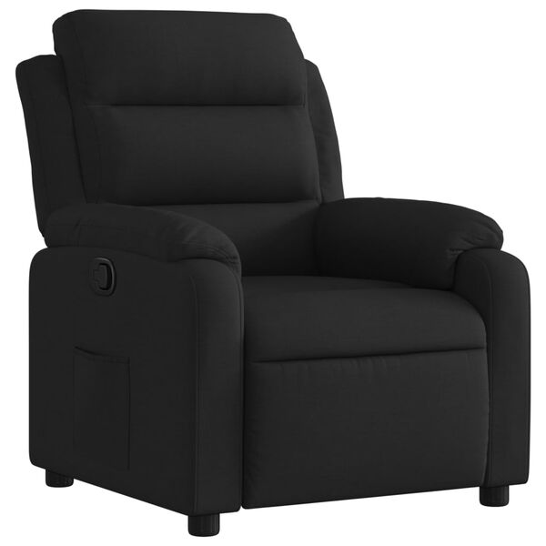 vidaXL Relaxfauteuil Zwarte Stof
