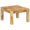 vidaXL Salontafel 55x55x35 cm massief mangohout