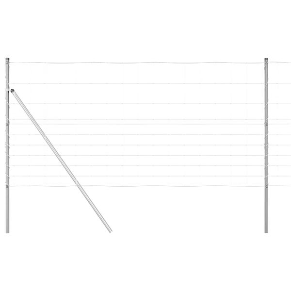 vidaXL Weidehekwerk Zilver 25 x 1.2 m Gegalvaniseerd staal