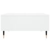 vidaXL Salontafel 60x60x30 cm bewerkt hout wit