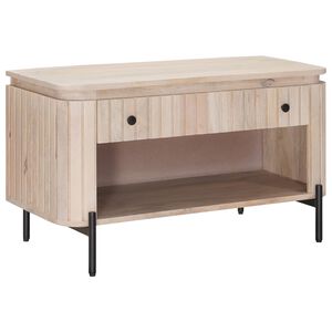 vidaXL Schoenenbank met lade met plank met opslag 85 x 37 x 48 cm