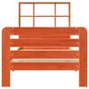 vidaXL Bedframe zonder matras massief grenenhout wasbruin 90x190 cm