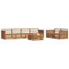 vidaXL Buiten bankenset 7 pcs Naturel Massief Acaciahout