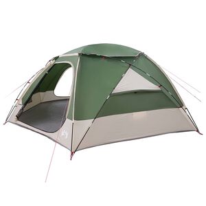 vidaXL Koepeltent met Verwijderbare Regenkap Groen 12-Persoons