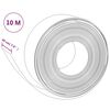 vidaXL Tuinrand 10 m 20 cm polyetheen zwart