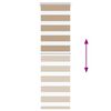 vidaXL Zebra Blind 45x100 cm stofbreedte 40,9 cm polyester zandbruin