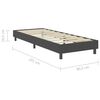 vidaXL Boxspringframe stof grijs 80x200 cm