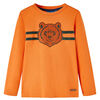 Kindershirt met lange mouwen 104 donkeroranje