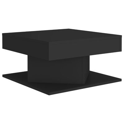 vidaXL Salontafel 57x57x30 cm spaanplaat zwart